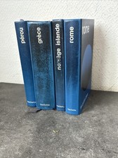 Lot De 4 Guides Bleu Voyage Grèce Pérou Norvège Islande Rome 