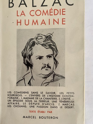 Balzac comédie humaine - /,
