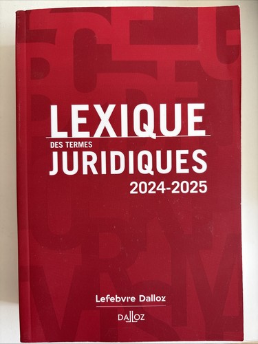 Lexique des termes juridiques