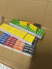 6 jeux de dominos en bois