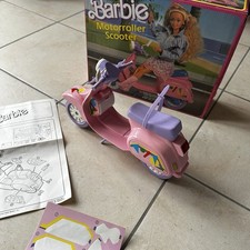 Mattel Barbie 8359 -  Motoroller Scooter Vespa - 1989 - Vintage En Boîte