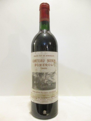 Pomerol château nenin rouge - nenin,