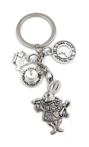Porte clés horloge lapin - porte-clés,
