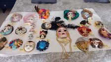 collection de masque de venise et autre  decoratif (lot )