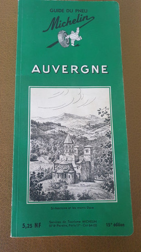 Guide vert michelin ancien - vert,