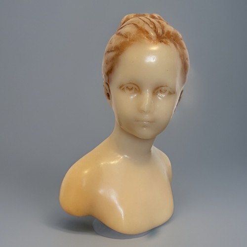 Ancien buste cire - buste, en