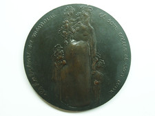 MEDAILLE ART BRONZE 81mm de HÉLÈNE GUASTALLA "LES ENFANTS"