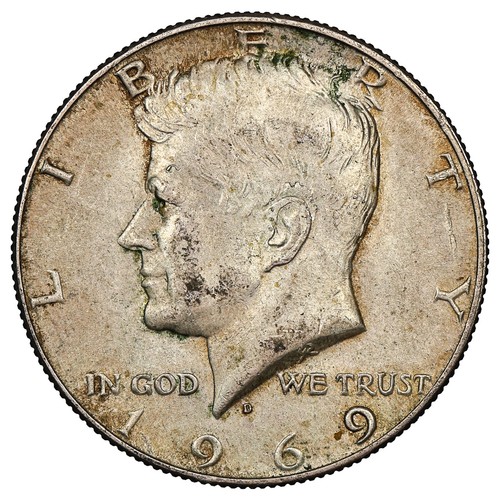 Usa half dollar - half, 1969