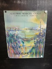 AFFICHE  GALERIE JEAN MARZELLE  63X50CM