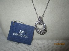 Collier Swarovski argenté ras