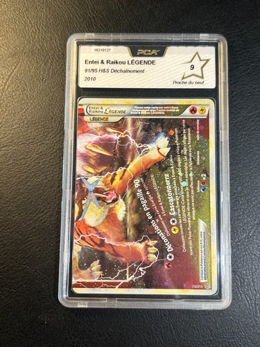 Carte pokémon entei - pokémon, raikou