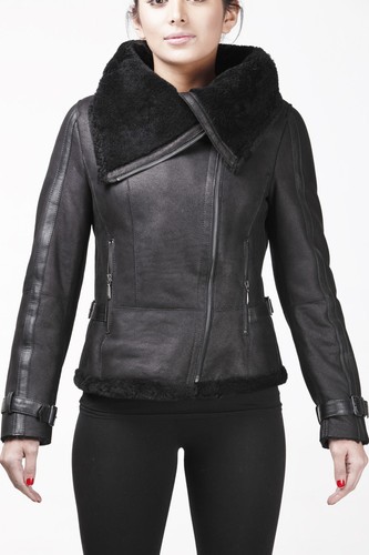 Veste cuir aviateur en - veste,