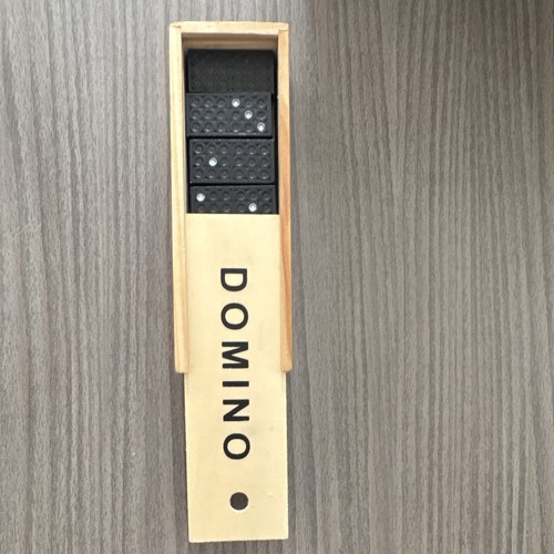 Jeu dominos bois noir - jeu,