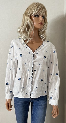 Chemise blanche broderies