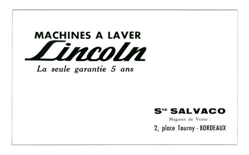 Publicité ancienne machines
