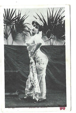 CARTE FANTAISIE  FEMME  LA DANSE DU VENTRE