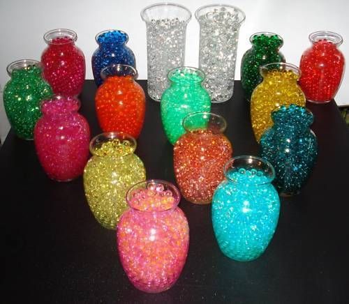 Water beads vase filler - water,