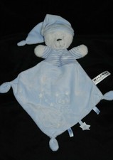 Doudou plat lapin bleu MAX &