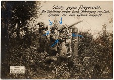 CASQUE ACIER AVEC CAMOUFLAGE "feuilles, céréales etc adapté au terrain" MG 1918