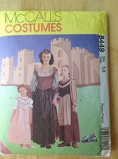 Costume sewing pattern