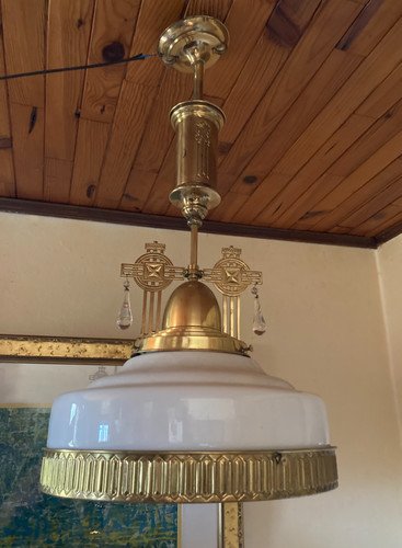 Lustre suspension opaline - lustre,