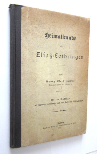 Alsace heimatkunde von elsass - alsace:,