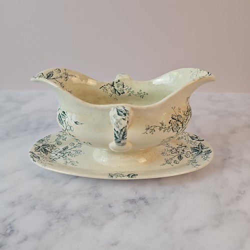 Saucière décor aubépine - décor,