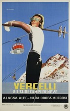 AFFICHE POSTER Italie Vercelli