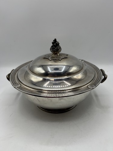 Beau legumier argent massif - argent,