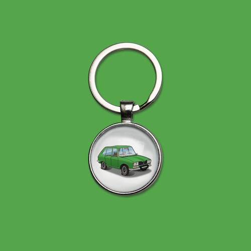 Porte clés r16 verte - r16, tx