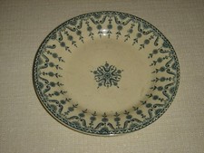 Ancienne ASSIETTE Florentin de Gien Porcelaine opaque