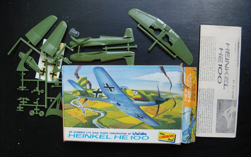 Heinkel 100 lindberg 72 - 100, 1/72