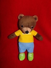 Doudou Peluche Jemini Petit Ours Brun Qui Chante 23 cm