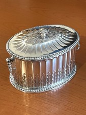 Christofle,gallia,grande boîte À Biscuits,bonbonnière Art Déco