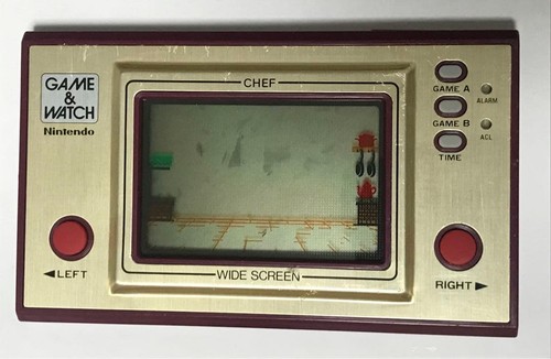 Nintendo game watch chef - &,