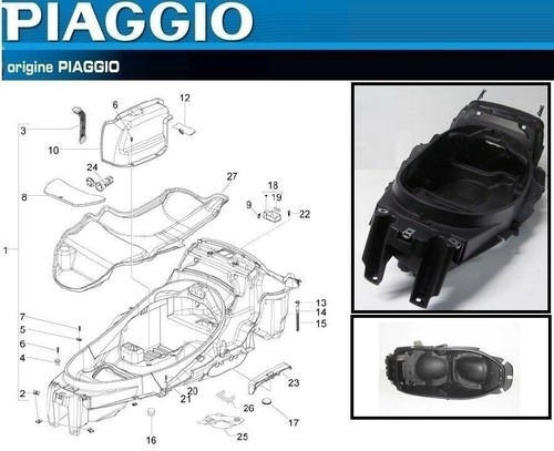 Coque compartiment range - /,