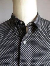 chemise homme noire THE