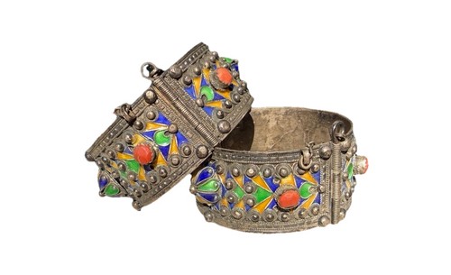 Parure ethnique kabyle - kabyle, paire