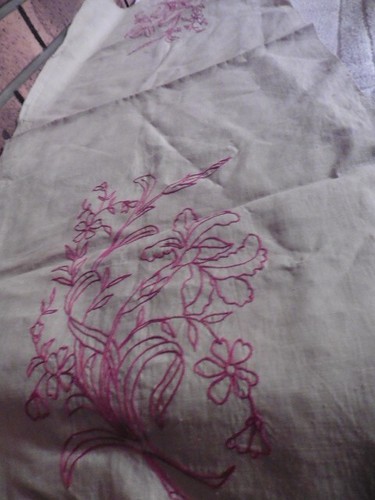 Ancienne housse coussin pur - de,