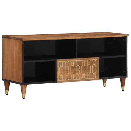 Meuble 100x33x46 bois - tv,
