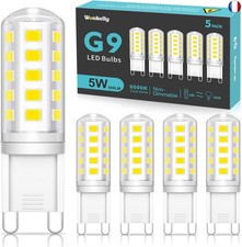 Ampoule G9 Led Blanc Froid, 5W, 500LM, Equivalent 50W Halogène Lampe, Ampoule 