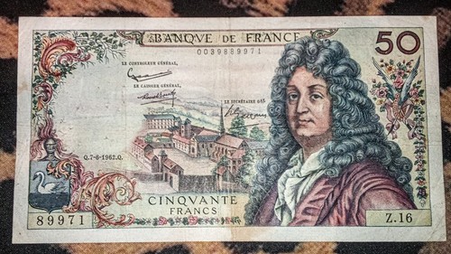 Billet francs racine - 50,