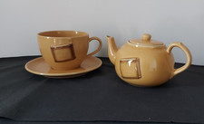 tasse déjeuner, théière, faïence LU, PETIT-BEURRE, NANTES, F&S générale biscuit