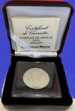 SUPERBE MEDAILLE EN ARGENT CHARLES DE GAULLE - Club Français de la monnaie