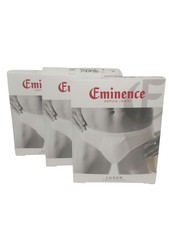 Eminence pour homme 3 slips Taille 4 L Blanc Emballés individuellement