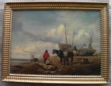 Huile sur toile encadrée