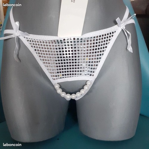 String femme avec des - des, perles