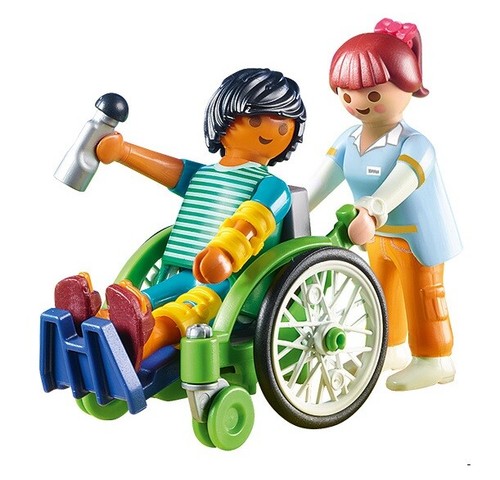 Playmobil figurine lot patient - playmobil,