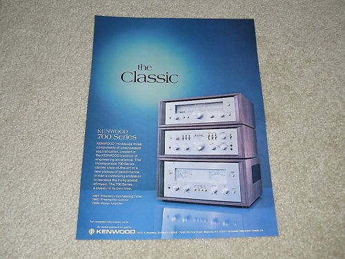 Kenwood 700 amplifier preamp - 700,