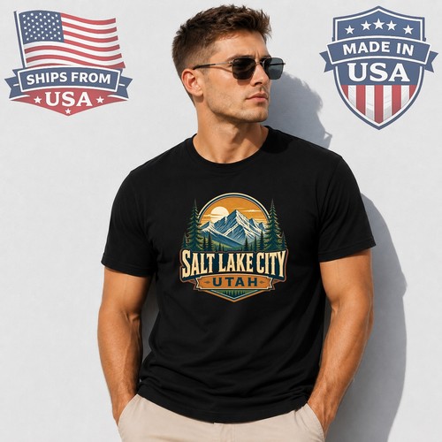 Salt lake city utah - city, mountain